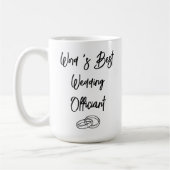 Personalisiertes Hochzeitsgeschenk von Verwandten Kaffeetasse (Links)