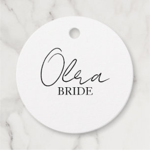 Personalisiertes Hochzeitshaken-Tag   Brautjungfer Geschenkanhänger