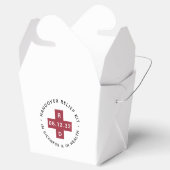 Personalisiertes Hochzeitshangover Relief Kit Geschenkschachtel (Geöffnet)