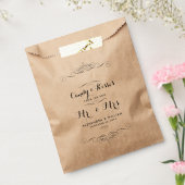 Personalisiertes Hochzeitskandi-Bar Buffet oder Po Geschenktütchen (Versiegelt)