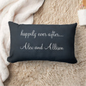 Personalisiertes Hochzeitskissen mit Hochzeitsange Lendenkissen (Decke)