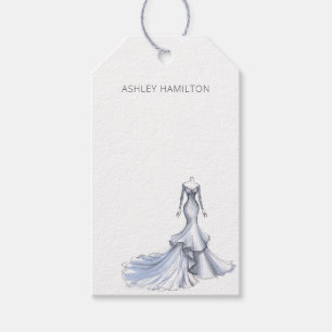 Personalisiertes Hochzeitskleid Geschenkanhänger