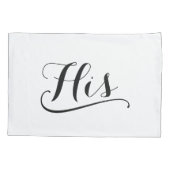 Personalisiertes Hochzeitspaar - Mister mit Herz Kissenbezug (Rückseite)