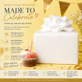 Personalisiertes Hochzeitspapier Geschenkpapier
