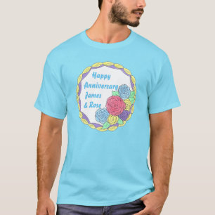 Personalisiertes Hochzeitsparty Cake T-Shirt