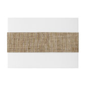 Personalisiertes Hochzeitspaziermuster Einladungsbanderole (Rückseitenbeispiel)