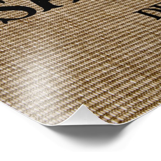 Personalisiertes Hochzeitspaziermuster Fotodruck (Ecke)