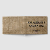 Personalisiertes Hochzeitspaziermuster Gästebuch (Voll)