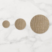 Personalisiertes Hochzeitspaziermuster Konfetti (Rückseiten)