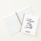 Personalisiertes Hochzeitsplanbuch Notizblock (Innenseite)