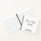 Personalisiertes Hochzeitsplaner-Notebook Notizblock (Innenseite)