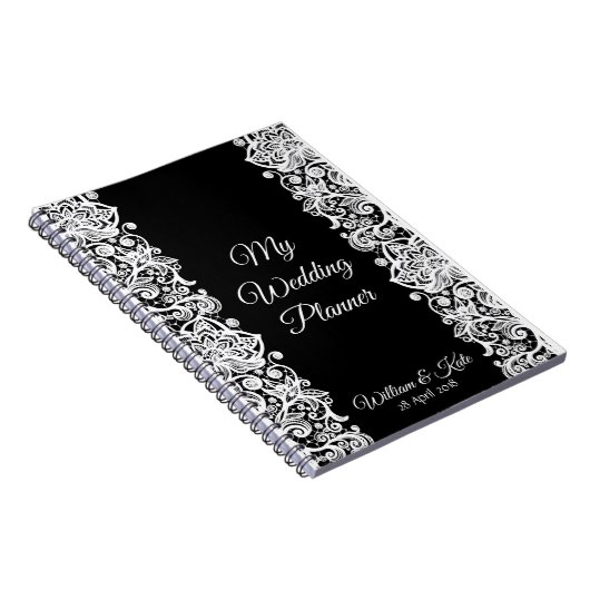 Personalisiertes Hochzeitsplaner-Notebook Notizblock (Rechte Seite)