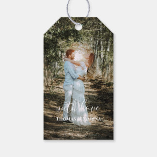 Personalisiertes Hochzeitsportrait Moderne Kalligr Geschenkanhänger