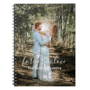 Personalisiertes Hochzeitsportrait Moderne Kalligr Notizblock