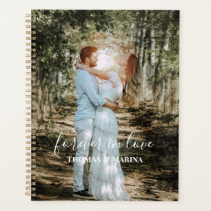 Personalisiertes Hochzeitsportrait Moderne Kalligr Planer