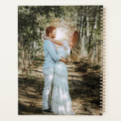 Personalisiertes Hochzeitsportrait Moderne Kalligr Planer (Rückseite)