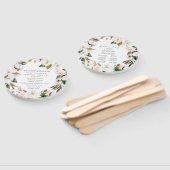 Personalisiertes Hochzeitsprogramm für Wasserfarbe Fächer (Non-assembled)