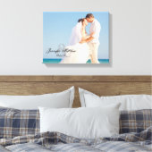 Personalisiertes Hochzeitssegment - Foto Leinwanddruck (Insitu (Schlafzimmer))