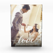 Personalisiertes Hochzeitsskript Foto Keepake Lieb (Vorderseite)