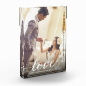 Personalisiertes Hochzeitsskript Foto Keepake Lieb (Links)