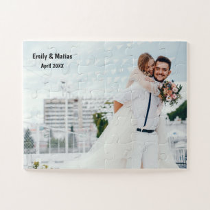 Personalisiertes Hochzeitsspiel-Foto-Puzzle Puzzle