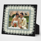 Personalisiertes Hochzeitsstift Foto Elfenbeinrahm Fotoplatte (Seite)