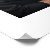 Personalisiertes Hochzeitsstift Foto und Name Prin Poster (Ecke)