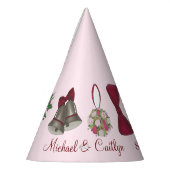 Personalisiertes Hochzeitsstipendium Verlobung Bra Partyhütchen (Links)