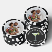 Personalisiertes HochzeitsstipenFoto gut für ein G Pokerchips (Stapel)
