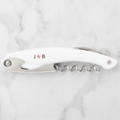 Personalisiertes Hochzeitssymbol Benutzerdefiniert Kellnermesser (Vorderseite)
