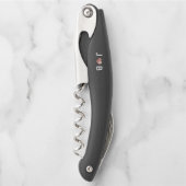 Personalisiertes Hochzeitssymbol Benutzerdefiniert Kellnermesser (Vorderseite)