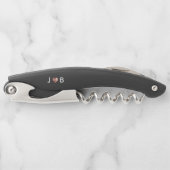 Personalisiertes Hochzeitssymbol Benutzerdefiniert Kellnermesser (Vorderseite)