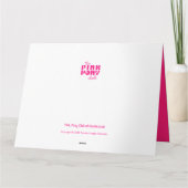 Personalisiertes Hochzeitsszenario Karte (Rückseite)