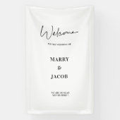 Personalisiertes Hochzeitstil Probe Party Willkomm Banner (Vertikal)