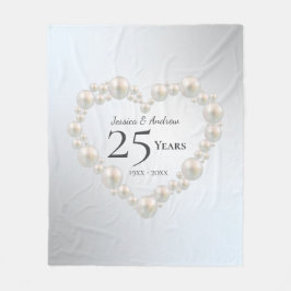 Personalisiertes Hochzeitstipendium Fleecedecke