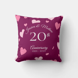 Personalisiertes Hochzeitstipendium Kissen