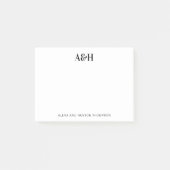 Personalisiertes Hochzeitstipendium Post-it Klebezettel (Vorderseite)