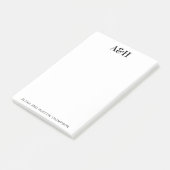 Personalisiertes Hochzeitstipendium Post-it Klebezettel (angewinkelt)