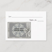 Personalisiertes Hochzeitstisch Foto Platzkarte (Vorderseite)