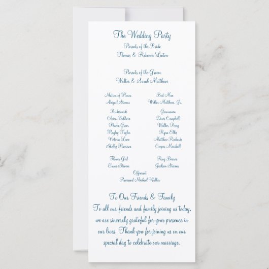 Personalisiertes HochzeitsWappen mit Hydrangeas (Rückseite)