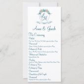 Personalisiertes HochzeitsWappen mit Hydrangeas (Vorderseite)