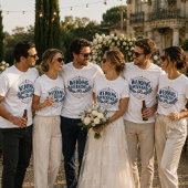 Personalisiertes Hochzeitswochenende Vintage Ameri T-Shirt