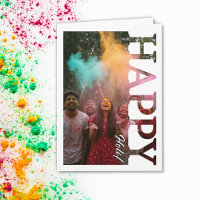 personalisiertes Holi-Foto, Festival der Farben In