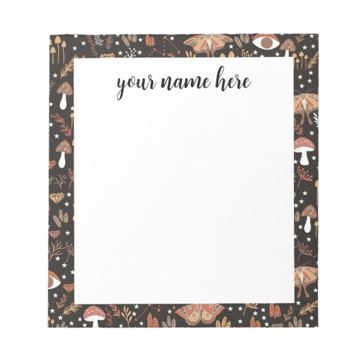 Personalisiertes Holz Notepad Notizblock (Vorderseite)