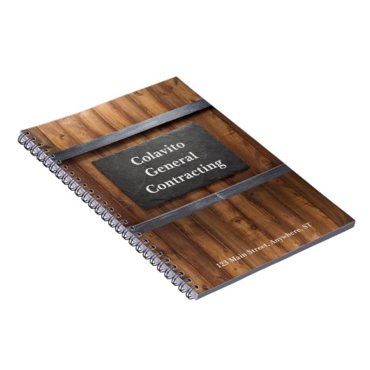 Personalisiertes Holz-u. Notizblock (Rechte Seite)