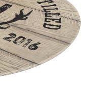 Personalisiertes hölzernes schneidebrett (Ecke)