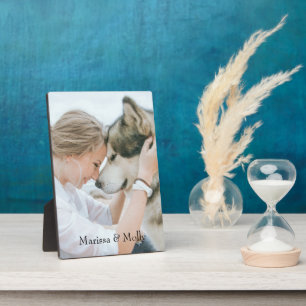 Personalisiertes Holzfoto-Andenken Fotoplatte