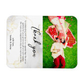 Personalisiertes horizontales Foto vielen Dank Magnet (Horizontal)