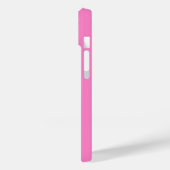 Personalisiertes Hot Pink Case-Mate iPhone Hülle (Rückseite / Links)
