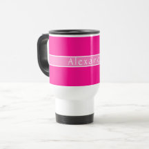 Personalisiertes Hot Pink